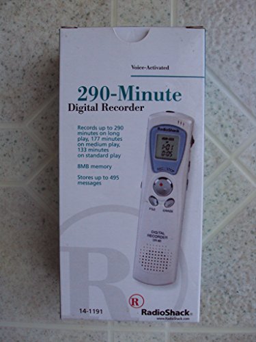 RADIO SHACK Digital Recorder 290 Minute 14-1191