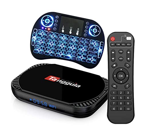 Tanggula X5 Box 2024 Update - Dual Band WiFi 2.4GHz/5GHz (4GB+128GB) | Extra Backlit Mini Keyboard