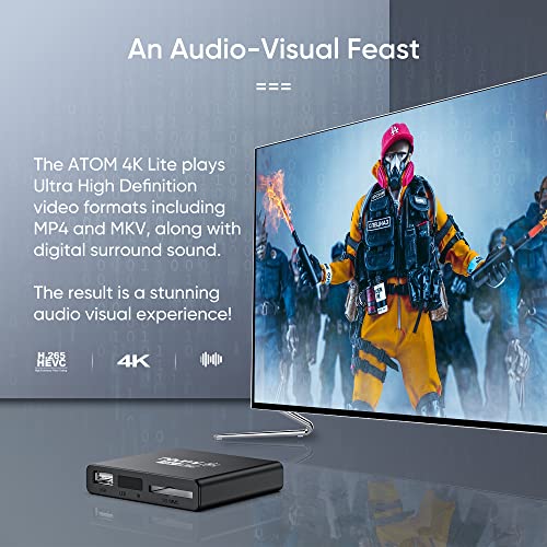 Amazon.co.jp: NEUMI Atom 4K V2デジタルメディアプレーヤー