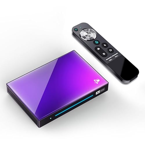 CHROX Android 14.0 TV Box, H96 MAX M9 RK3566 CPU Cortex-A53 Smart TV Box 4K/8K 2.4G/5G Dual Band with BT 5.0 3D/HDR10, 8K Ultra HD Set Top Box,8gb+128gb