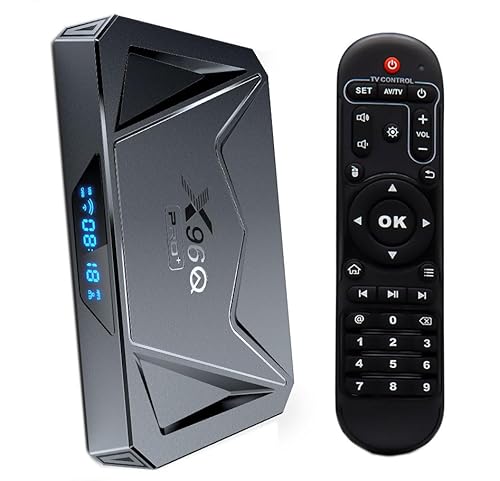 Android Box 14.0 TV Box with 4GB RAM 64GB ROM X96Q Pro+ H728 Quad-core 64-bit ARM Cortex-A55 Supporting 8K 2.4G/5.8G Dual WiFi 6 BT5.0 USB 3.0