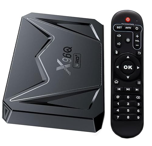 X96Q Pro+ Android Box 14.0 TV Box H728 Octa-core with 4GB RAM 64GB ROM Dual WiFi 6 2.4G/5.8G LAN 1000M / H.265/ BT/ USB3.0 Newest 8K Android Box