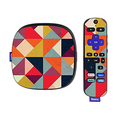 MightySkins Skin Compatible with Roku Ultra HDR 4K Streaming Media Player (2020) - Bright and Happy | Protective, Durable, and Unique Vinyl Decal wrap Cover | Easy to Applys | Made in The USA
