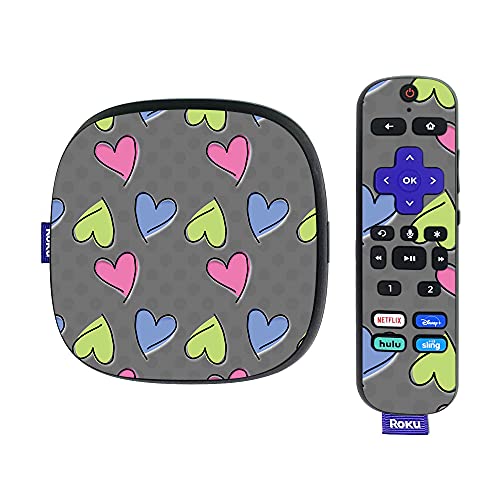 MightySkins Skin Compatible with Roku Ultra HDR 4K Streaming Media Player (2020) - Girly | Protective, Durable, and Unique Vinyl Decal wrap Cover | Easy to Apply, Remove, | Made in The USA