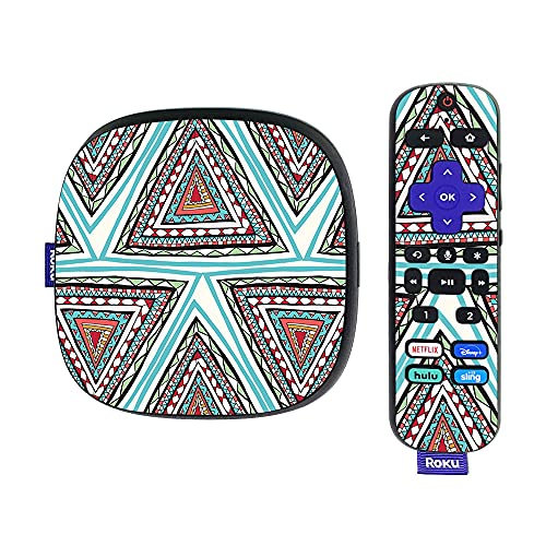 MightySkins Skin Compatible with Roku Ultra HDR 4K Streaming Media Player (2020) - Aztec Pyramids | Protective, Durable, and Unique Vinyl Decal wrap Cover | Easy to Apply | Made in The USA