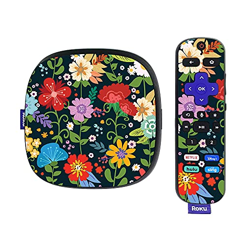 MightySkins Skin Compatible with Roku Ultra HDR 4K Streaming Media Player (2020) - Cartoon Bloom | Protective, Durable, and Unique Vinyl Decal wrap Cover | Easy to Apply | Made in The USA