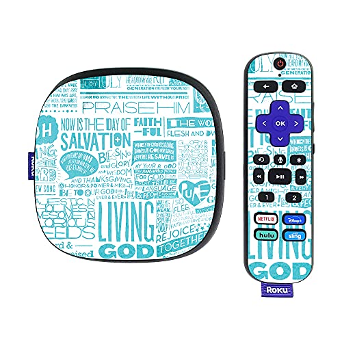 MightySkins Skin Compatible with Roku Ultra HDR 4K Streaming Media Player (2020) - Faith | Protective, Durable, and Unique Vinyl Decal wrap Cover | Easy to Apply, Remove, | Made in The USA