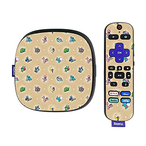 MightySkins Skin Compatible with Roku Ultra HDR 4K Streaming Media Player (2020) - Cute Kittens | Protective, Durable, and Unique Vinyl Decal wrap Cover | Easy to Apply | Made in The USA