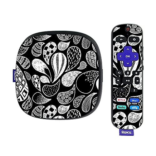 MightySkins Skin Compatible with Roku Ultra HDR 4K Streaming Media Player (2020) - Drops | Protective, Durable, and Unique Vinyl Decal wrap Cover | Easy to Apply, Remove, | Made in The USA