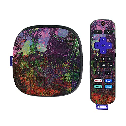 MIGHTY SKINS MightySkins Skin Compatible with Roku Ultra HDR 4K Streaming Media Player (2020) - Paint Drip | Protective, Durable, and Unique Vinyl Decal wrap Cover | Easy to Apply | Made in The USA