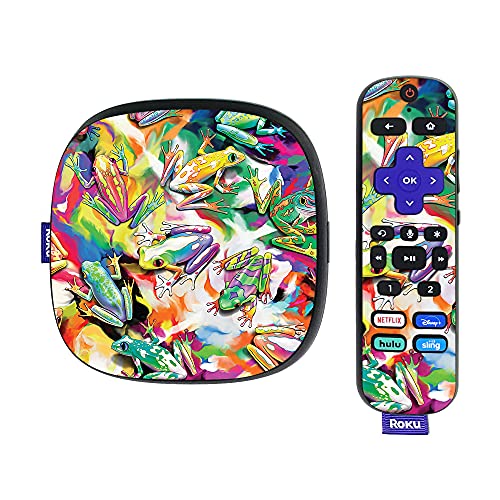 MightySkins Skin Compatible with Roku Ultra HDR 4K Streaming Media Player (2020) - Wet Paint | Protective, Durable, and Unique Vinyl Decal wrap Cover | Easy to Apply | Made in The USA
