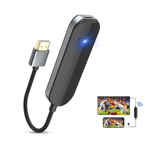 Wifi Display Dongle – 2.4G + 5G Wireless 4K HDMI Display Adapter Mini Mirroring Supporto Miracast Airplay Dlna Per Android Smartphone Pc Macbook Su Tv Monitor Proiettore