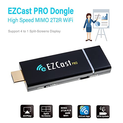 EZCast PRO Dongle Wireless Presentation Smart TV Stick High Speed MIMO ...